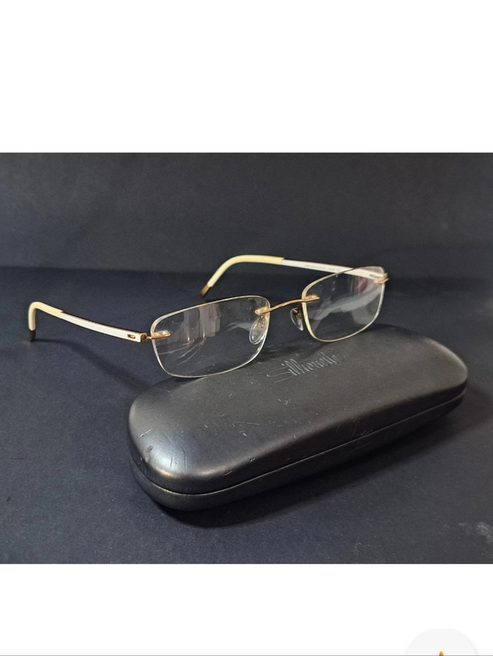 Silhouette 7639 20 6051 Eyeglasses White Rimless Unisex